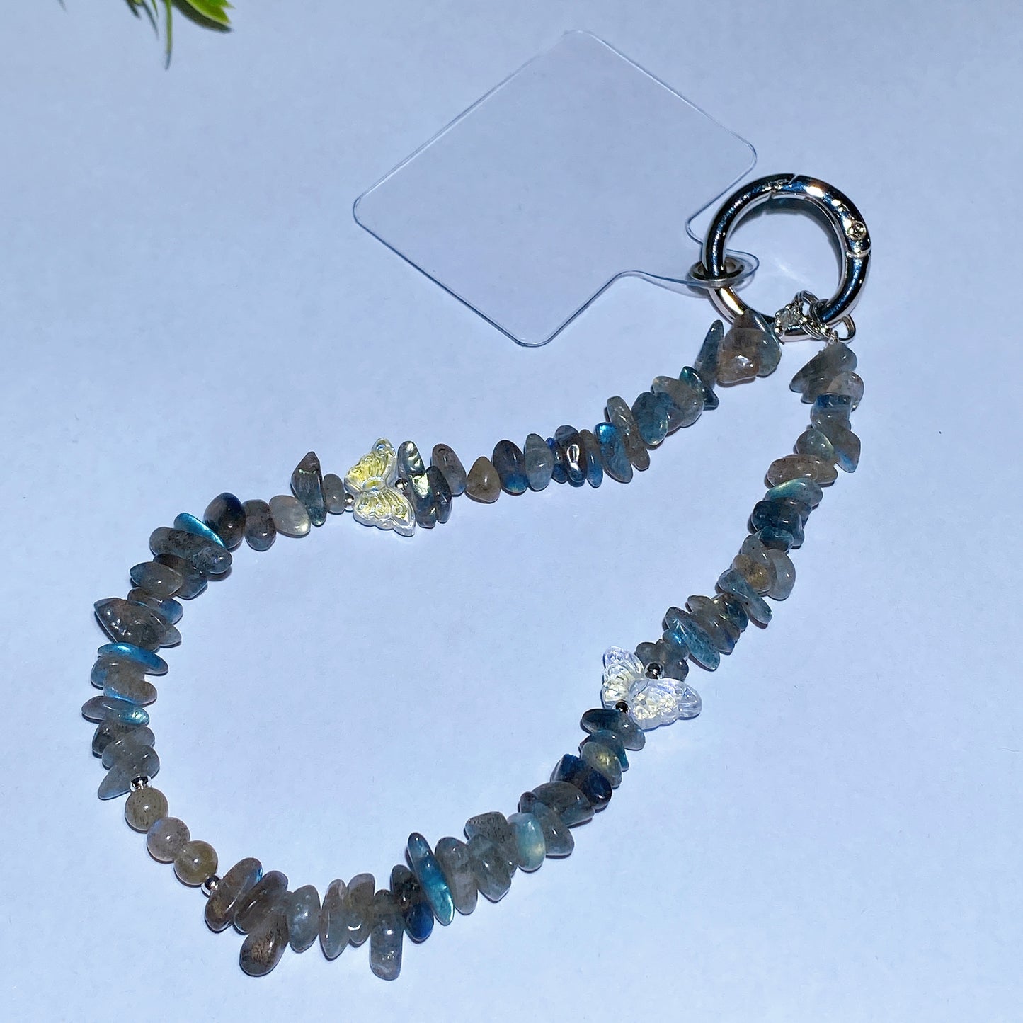 15cm Natural Gemstone Crystal Chips Phone Charm Crystal Healing Bulk Wholesale