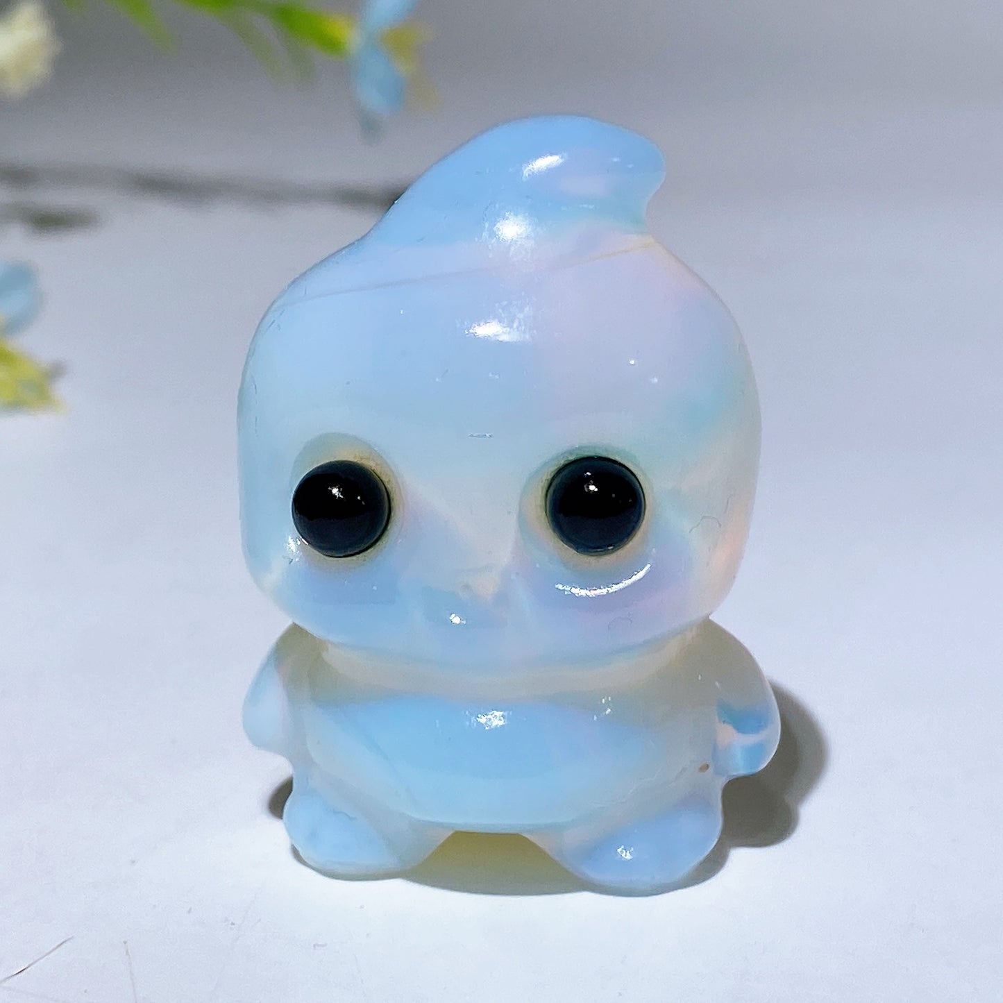 1.6" Crystal Baby Ghost Carving Crystal Healing Bulk Wholesale