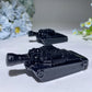 4.0" Black Obsidian Tank Carvings Bulk Wholesale