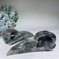 5.7" Labradorite Raven Skull Carvings Bulk Wholesale