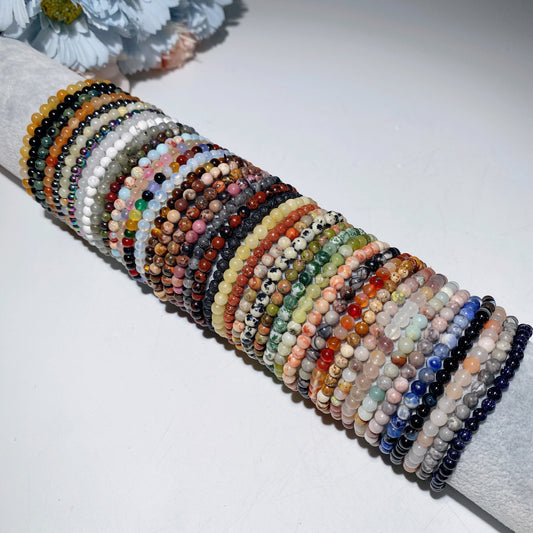 4mm Mixed Crystal Bracelet Bulk Wholesale