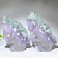 Hand Carved Fluorite Birds Gourd  Pumpkin Crystal Healing Bulk Wholesale