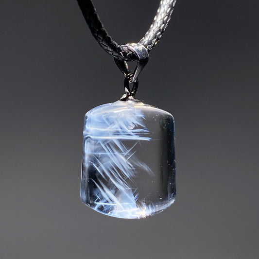 Blue Needle Quartz Sterling Silver Pendant Bulk Wholesale