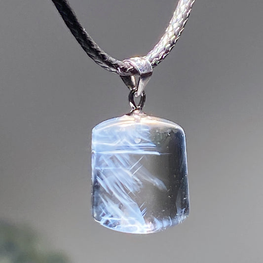 Blue Needle Quartz Sterling Silver Pendant Bulk Wholesale