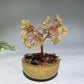 10-12cm Mixed Crystal Chips Treasure Tree with Random Ceramic Pot Bulk Wholesale