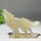 3.5"-4.0" Mixed Crystal Wolf Carvings Slab Bulk Wholesale