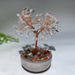 10-12cm Mixed Crystal Chips Treasure Tree with Random Ceramic Pot Crystal Healing Bulk Wholesale