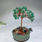 10-12cm Mixed Crystal Chips Treasure Tree with Random Ceramic Pot Bulk Wholesale