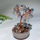 10-12cm Mixed Crystal Chips Treasure Tree with Random Ceramic Pot Crystal Healing Bulk Wholesale