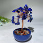 10-12cm Mixed Crystal Chips Treasure Tree with Random Ceramic Pot Bulk Wholesale