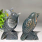 3.7" Labradorite Raven Bird Carvings Bulk Wholesale