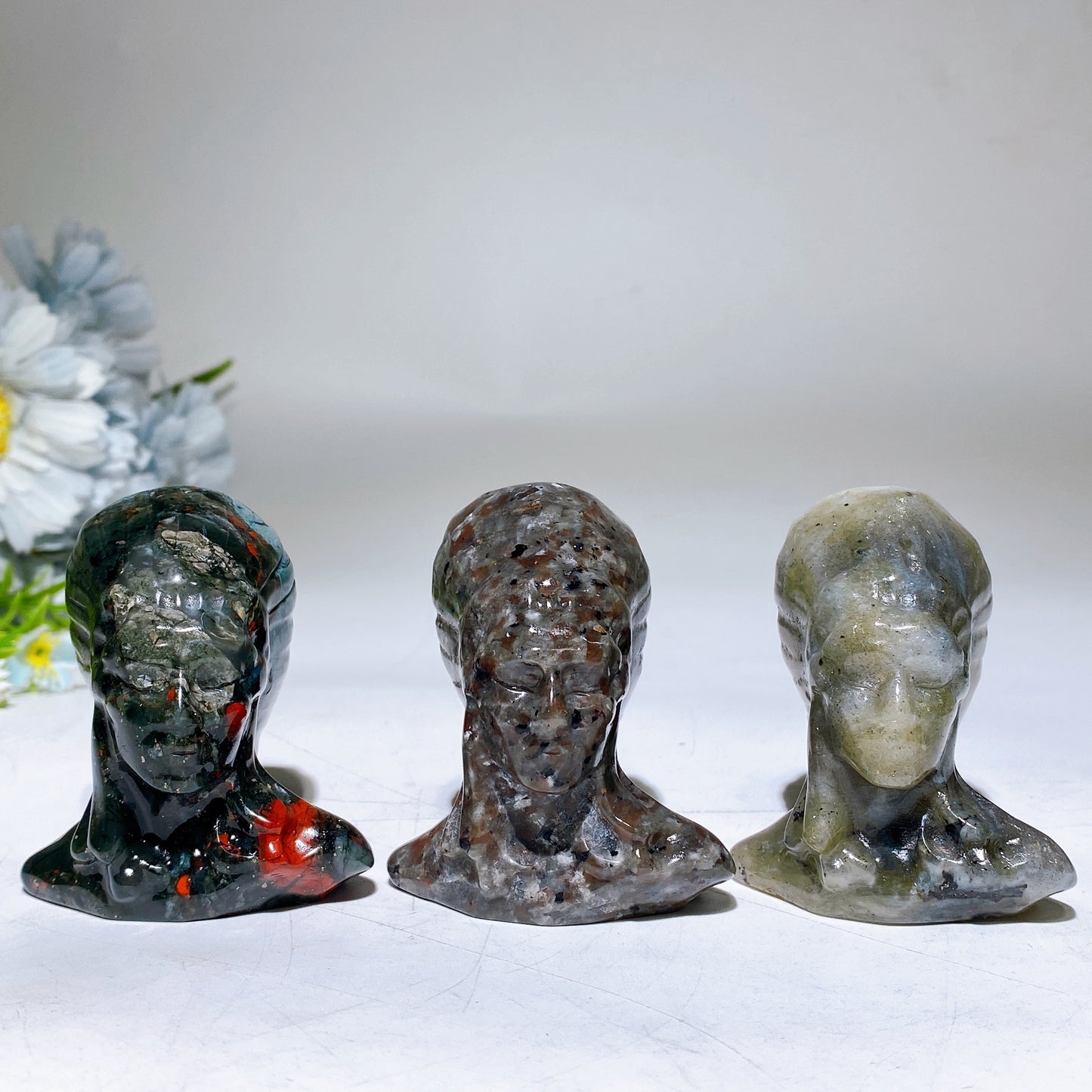 2.4" Crystal Indian Carving Crystal Healing Bulk Wholesale