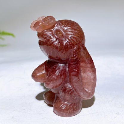 2.6" Crystal Rabbit Carving Wholesale