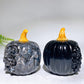 2.4" Crystal Pumpkin with Skulls Decor Carving Crystal Healing Bulk Wholesale