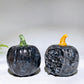 2.4" Crystal Pumpkin with Skulls Decor Carving Crystal Healing Bulk Wholesale