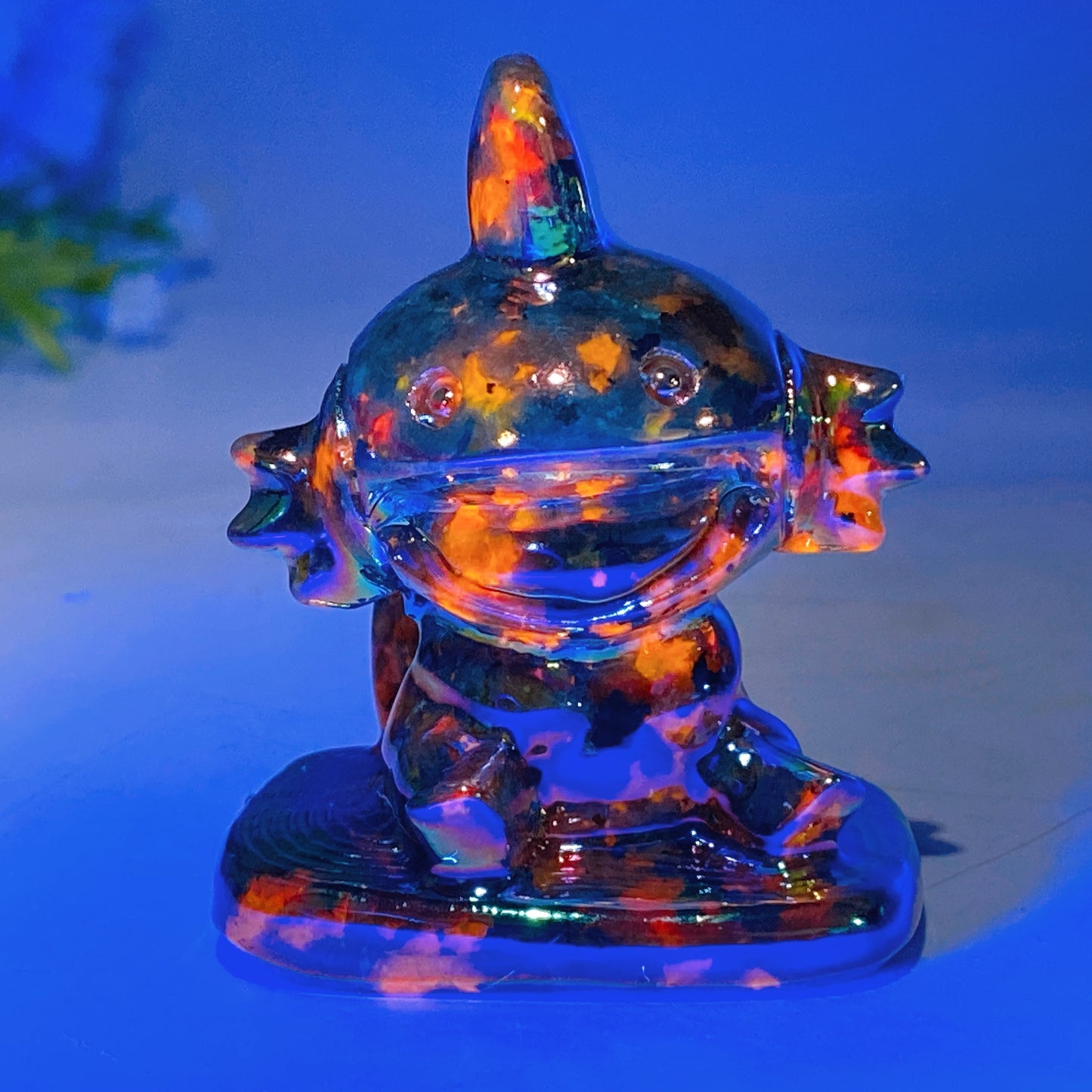 1.6"-2.4" Aura Yooperlite Pokemon Character Carving Crystal Healing Bulk Wholesale