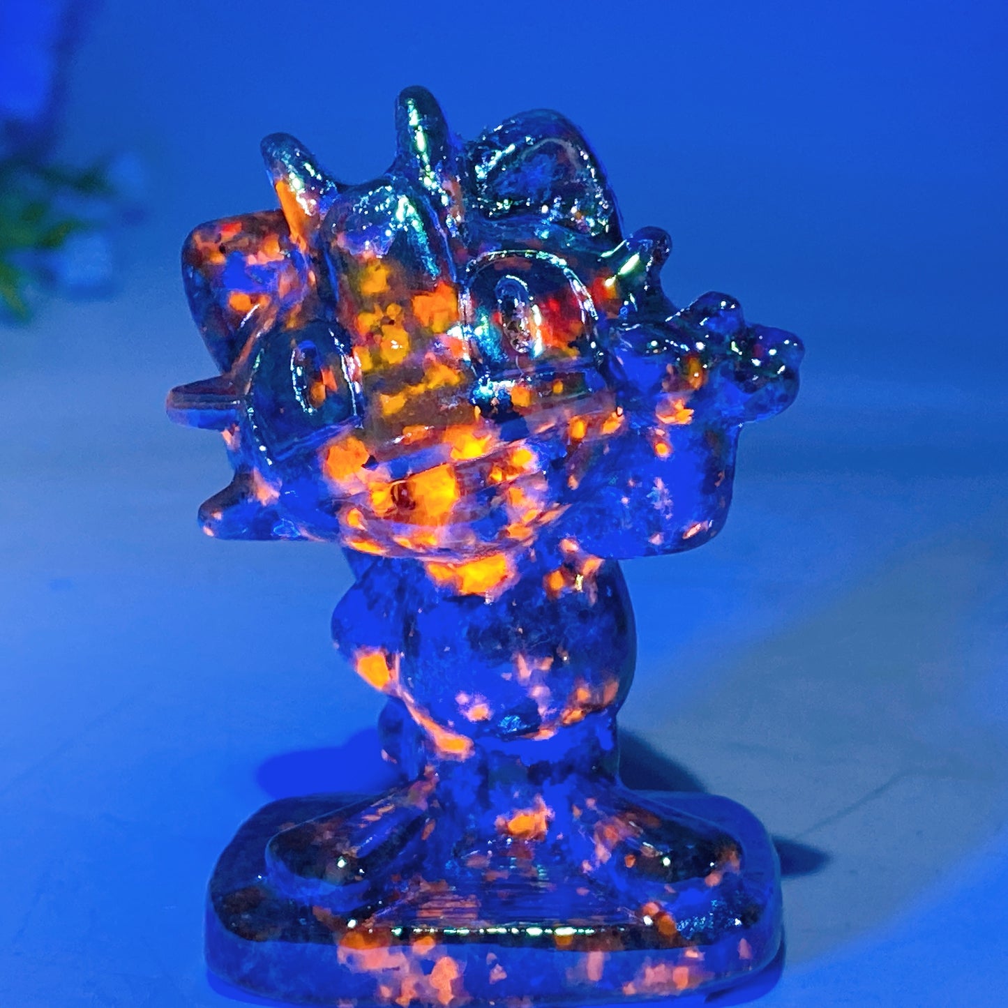 1.6"-2.4" Aura Yooperlite Pokemon Character Carving Crystal Healing Bulk Wholesale