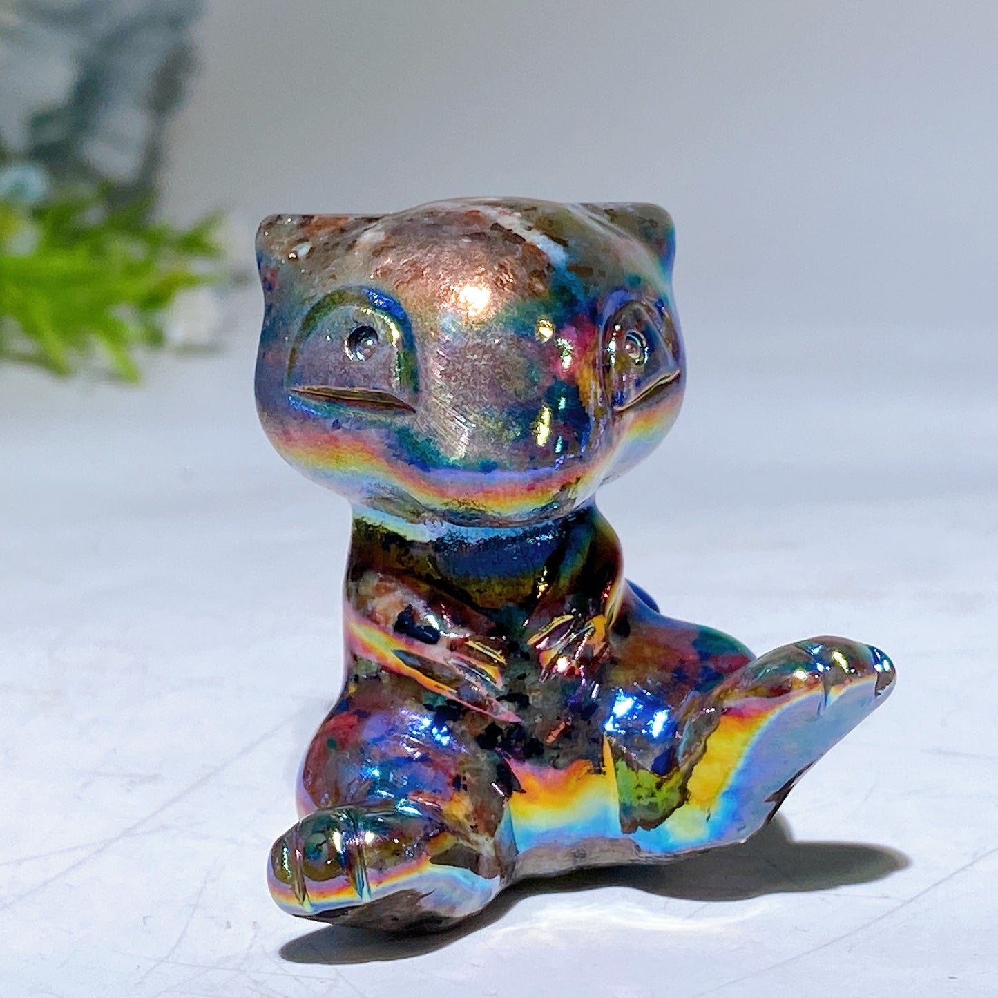 1.6"-2.4" Aura Yooperlite Pokemon Character Carving Crystal Healing Bulk Wholesale