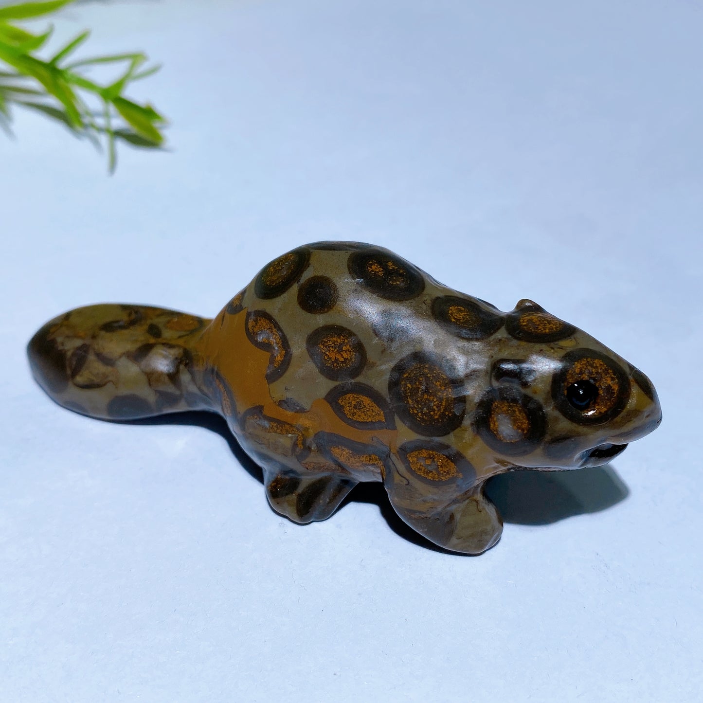 3.0" Natural Crystal Beaver Carving Crystal Healing Bulk Wholesale