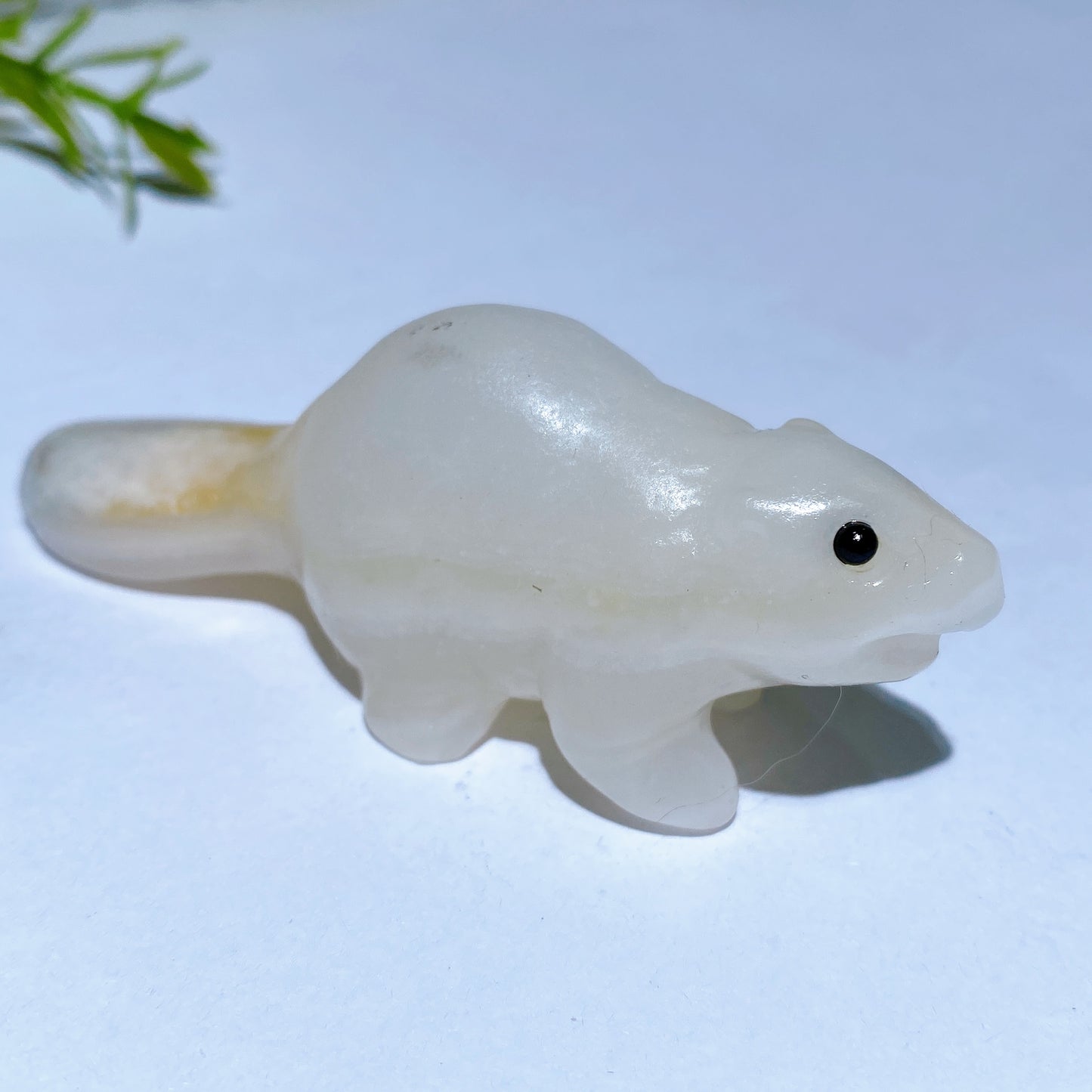 3.0" Natural Crystal Beaver Carving Crystal Healing Bulk Wholesale