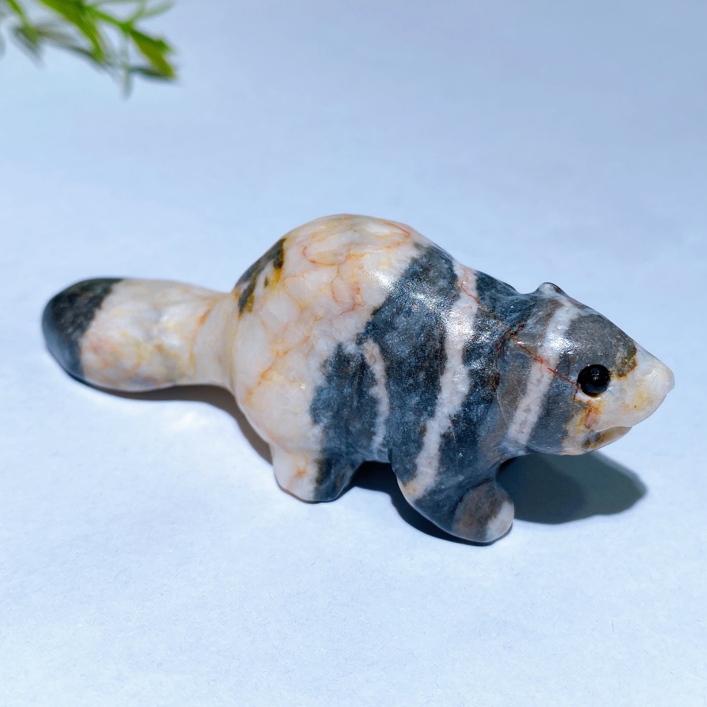 3.0" Natural Crystal Beaver Carving Crystal Healing Bulk Wholesale