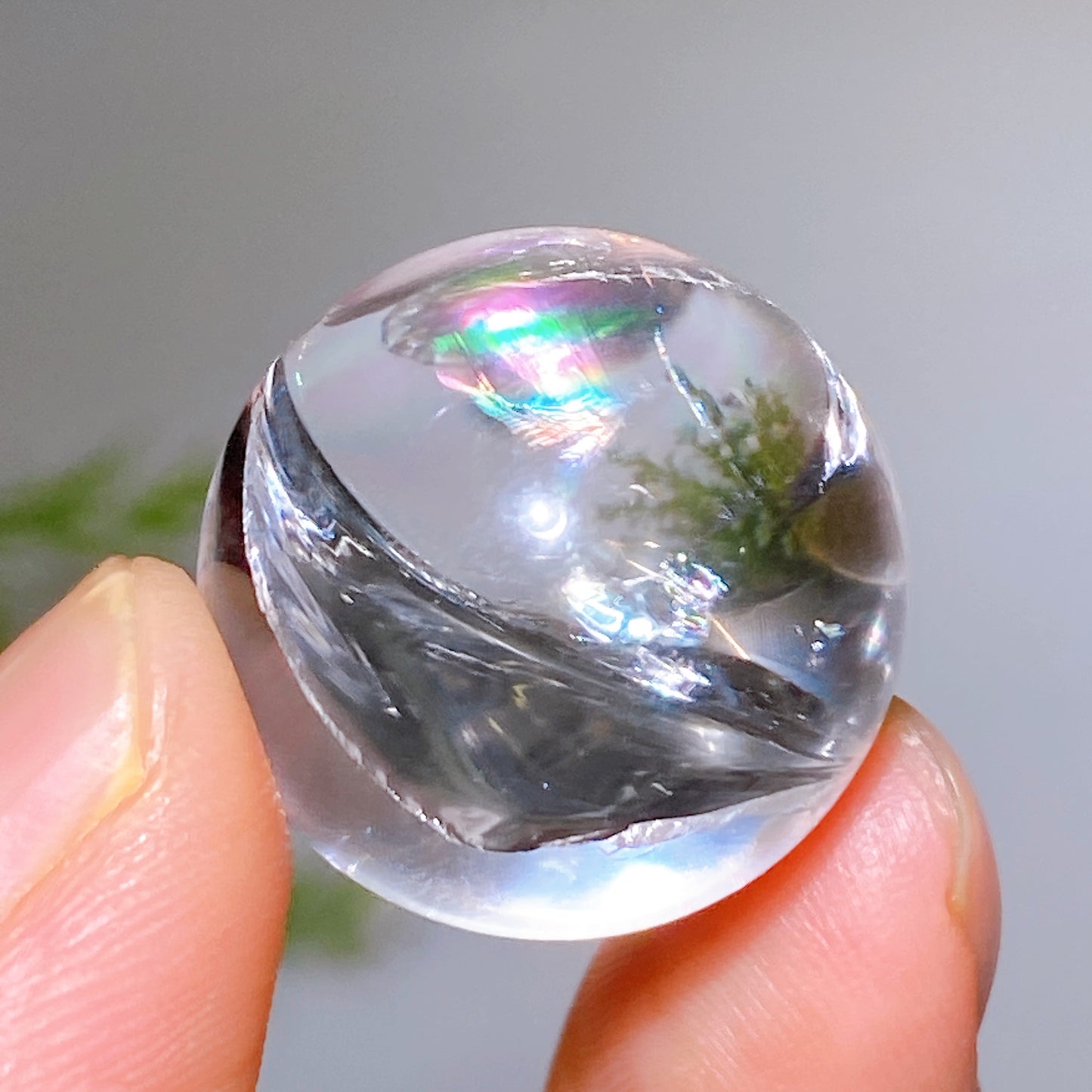 20-22mm Crack Clear Quartz Sphere Crystal Healing Bulk Wholesale
