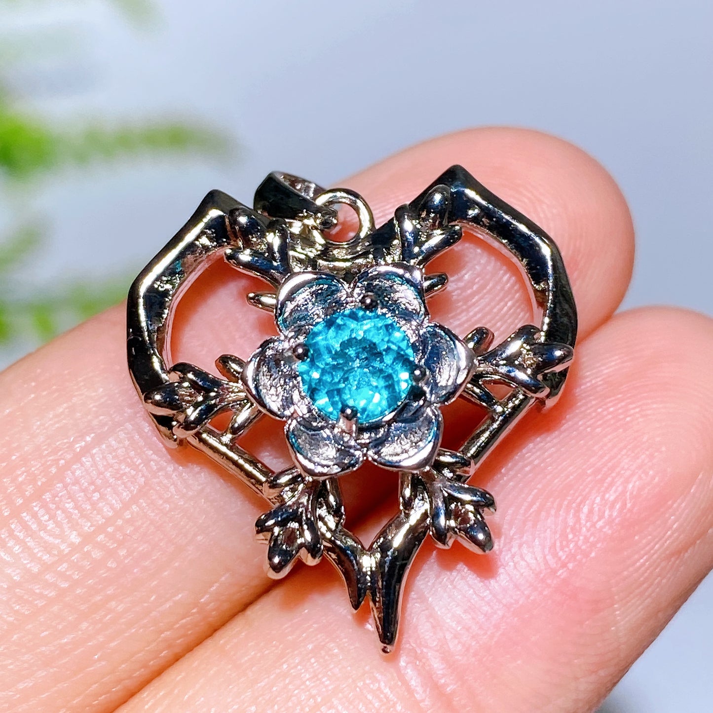 Cooper Silver Plated Crystal Pendant Crystal Healing Bulk Wholesale