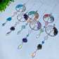 30cm Crystal Chips Silver Life Tree with Raw Stone Suncatcher Bulk Wholesale