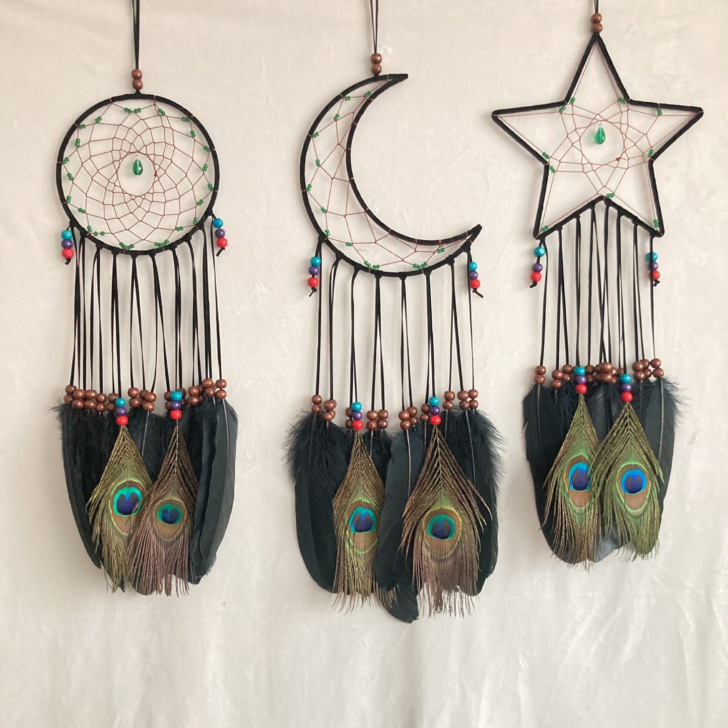 60-70cm Sun Moon Star Shape Dreamcatcher Set Bulk Wholesale