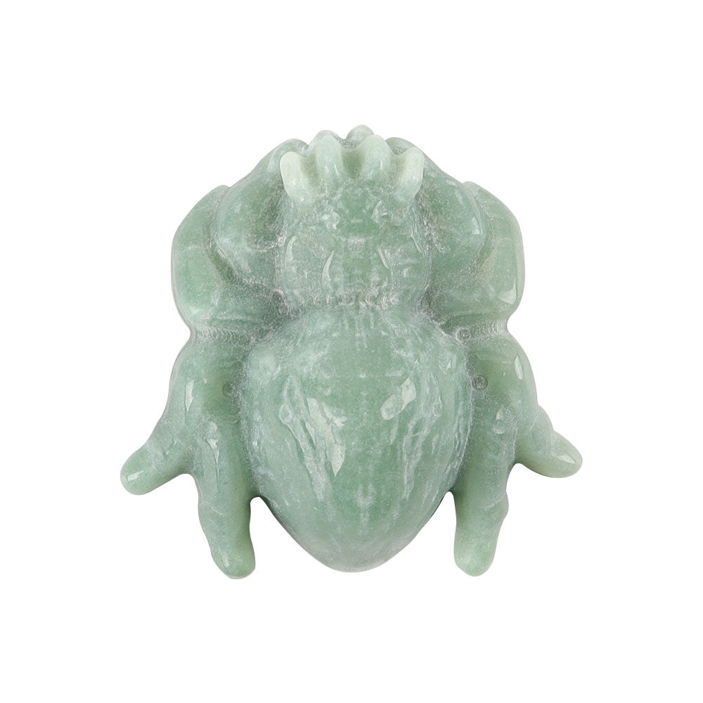 Green Aventurine Crystal Carving Spider