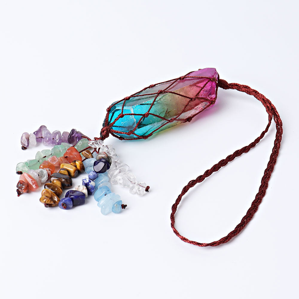 Chakra Aura Angel Crystal Hanging Ornament