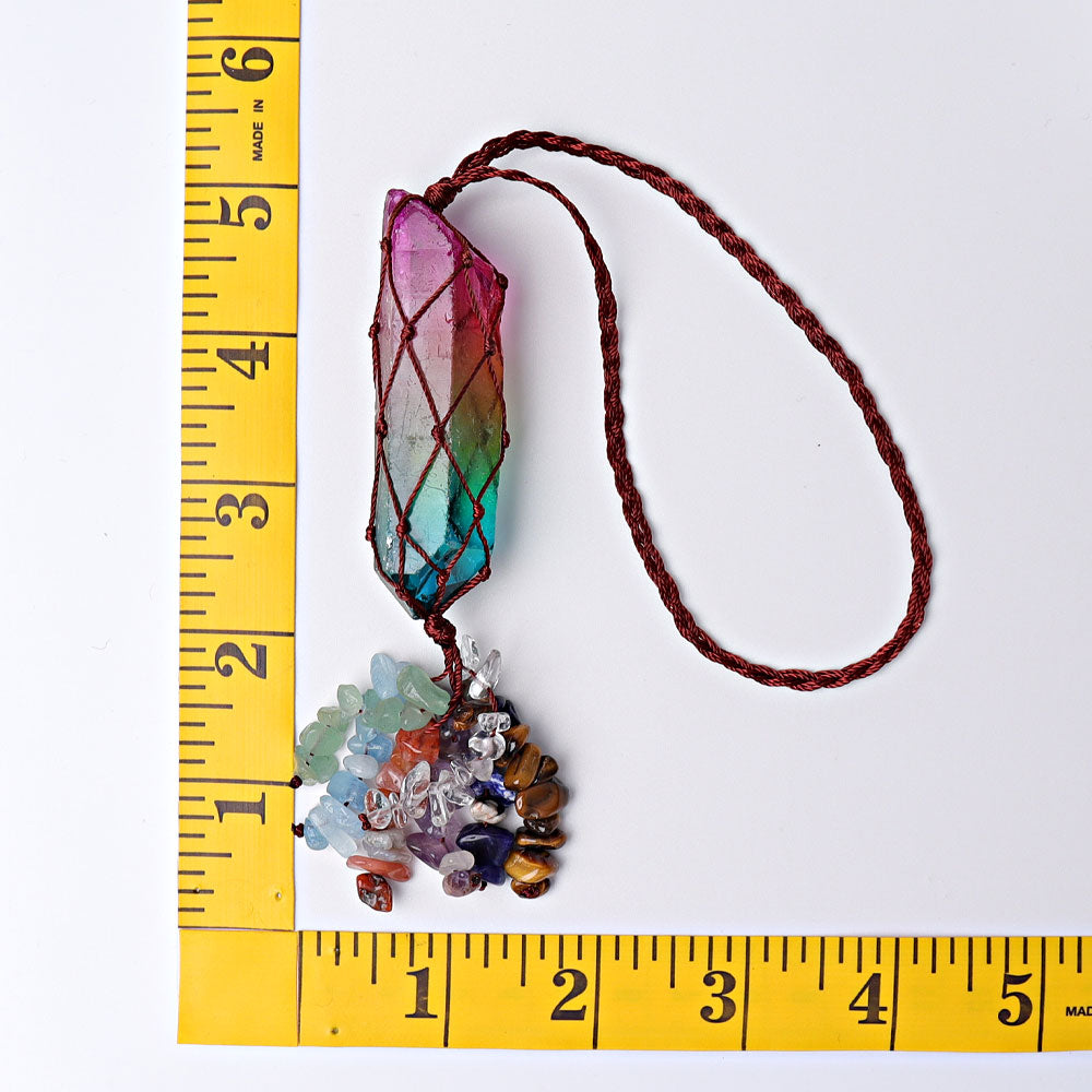 Chakra Aura Angel Crystal Hanging Ornament