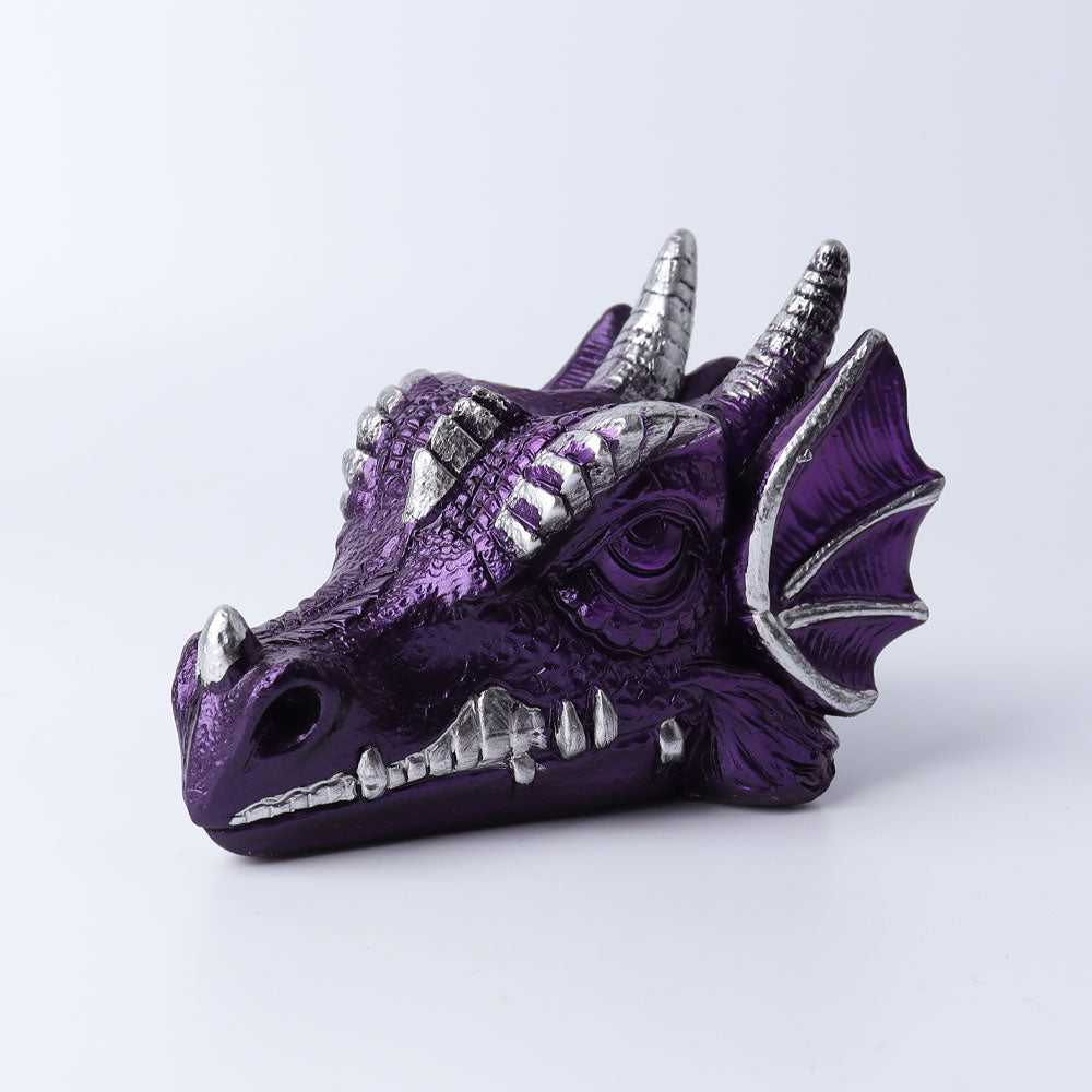 4.7" Resin Dragon Head Design Stand