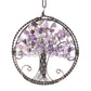 4" Healing Crystal Jewelry Tree of Life Wire Wrapped Pendant
