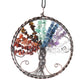 4" Healing Crystal Jewelry Tree of Life Wire Wrapped Pendant