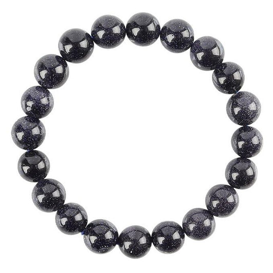 10mm Blue Sandstone Bracelet