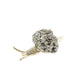 2" Raw Pyrite Snail Free Form