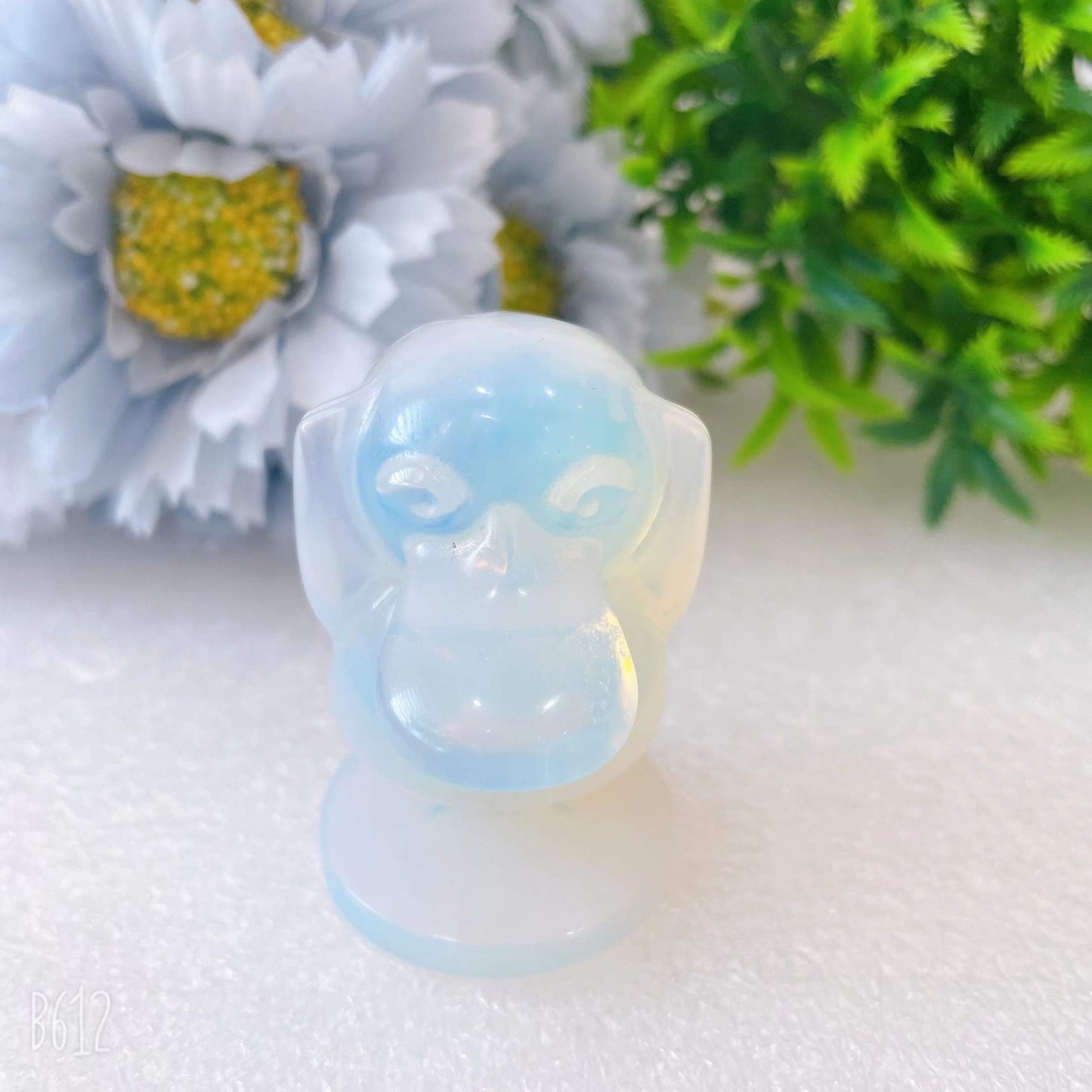 2" Opalite Duck Crystal Carvings