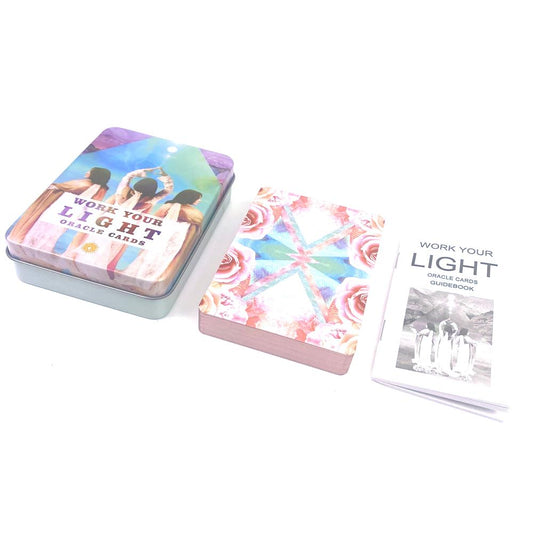 Work Your Light Oracle Cards Metal Box Bulk Wholesale