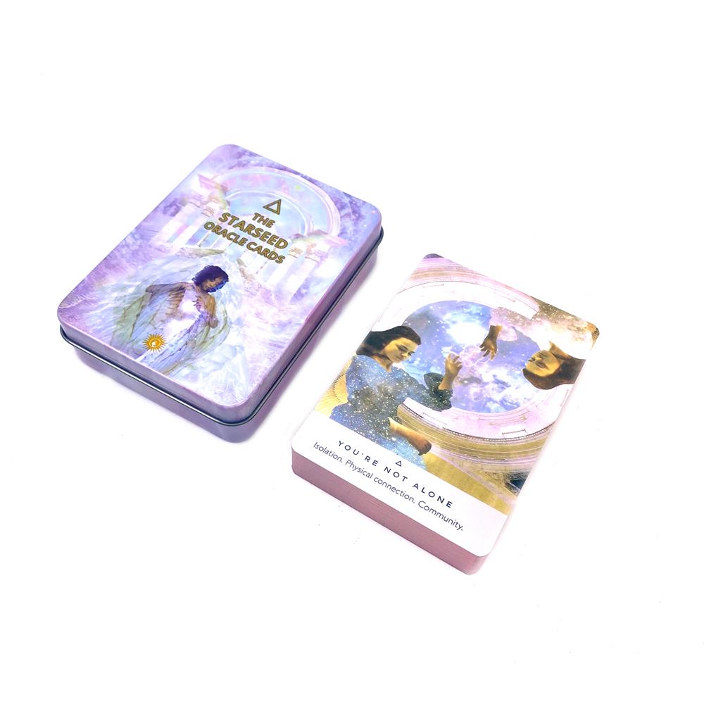 The Star Seed Oracle Cards Metal Box Crystal Healing Bulk Wholesale