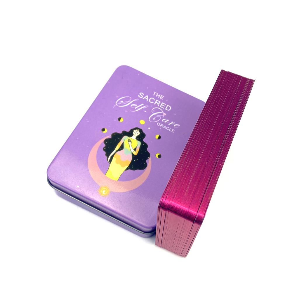 The Sacred Self-care Oracle Card Metal Box Bulk Wholesale