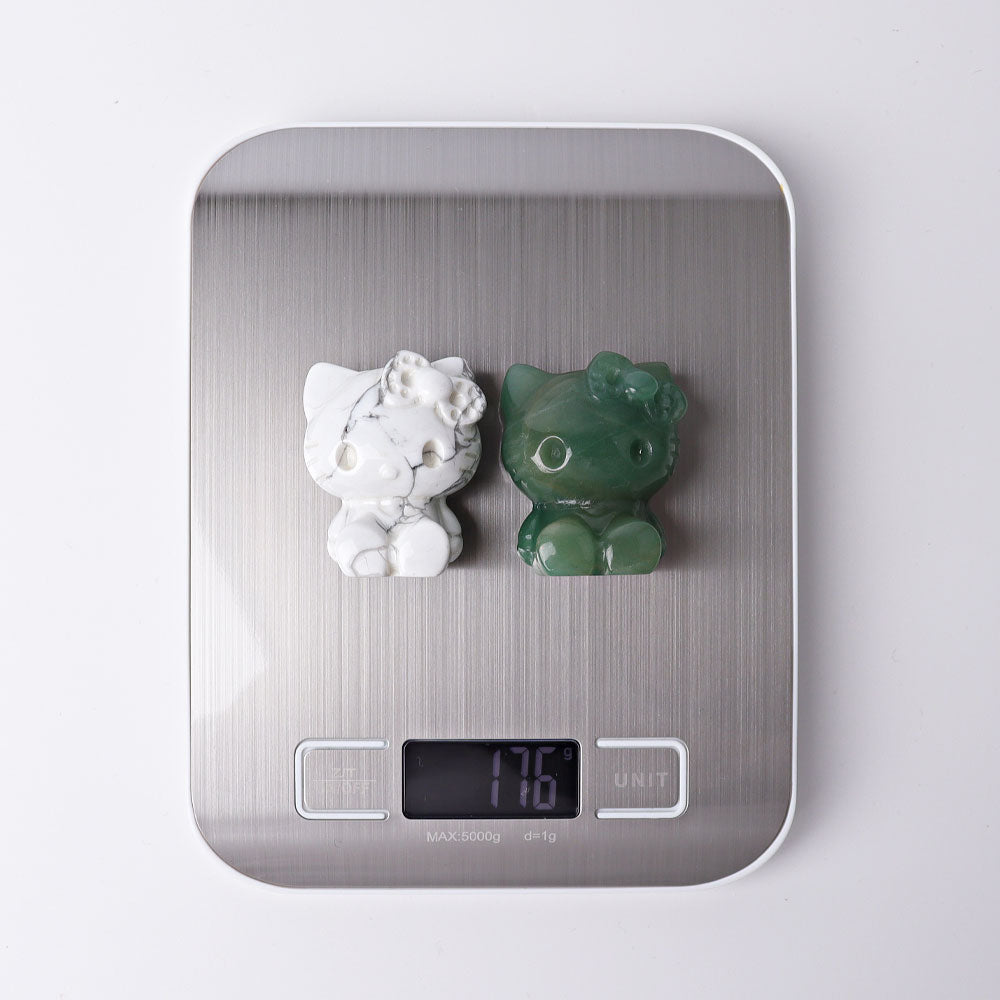 1.85" Hello Kitty Crystal Carvings