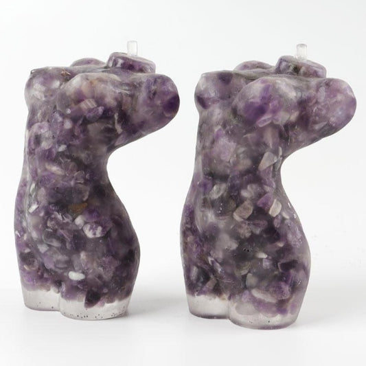 Amethyst Crystal Resin Models