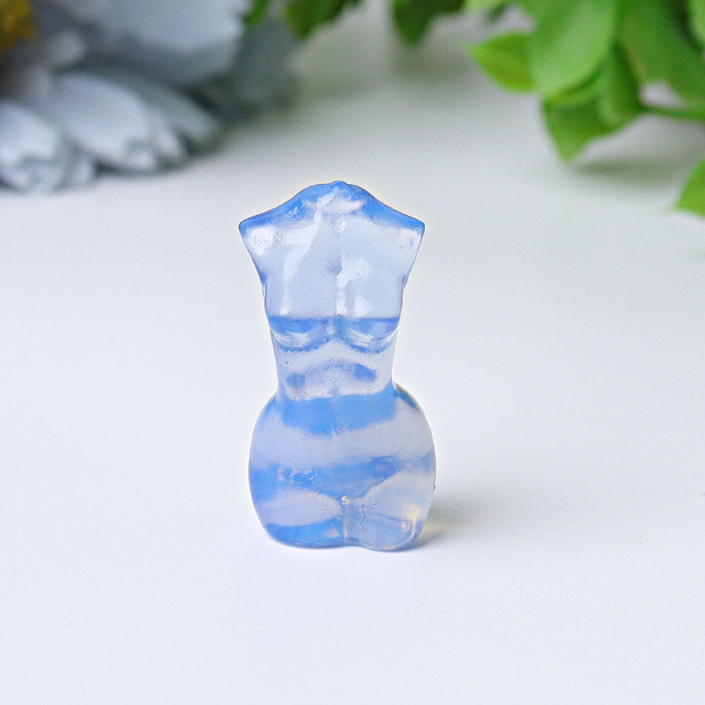 Mini Woman Model Body Crystal Carvings