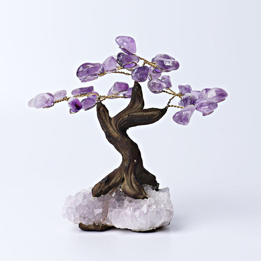 4" Amethyst Crystal Tree Free Form