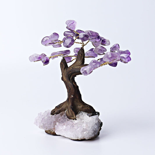 4" Amethyst Crystal Tree Free Form