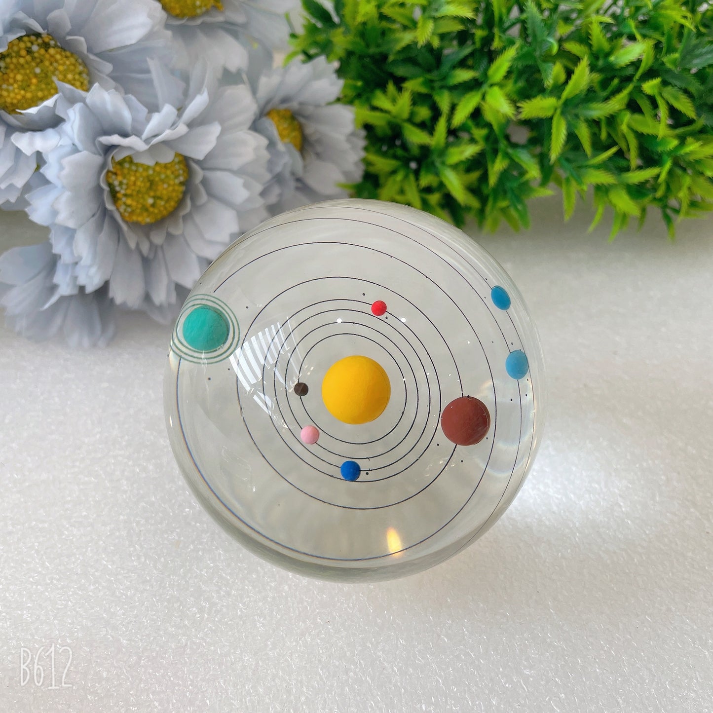 3.15" Planet Glass Crystal Sphere