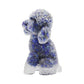 Resin Dog Figurines with Lapis Gravel Toy Poodle