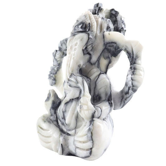 Jade Ganesha Carving Free Form