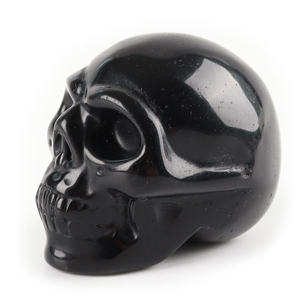 Crystal Skull Figurine Carving Home Decor for Halloween